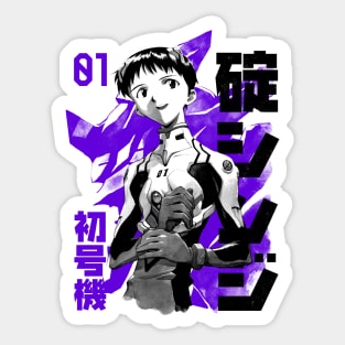 EVA Pilot 01 (black) Sticker